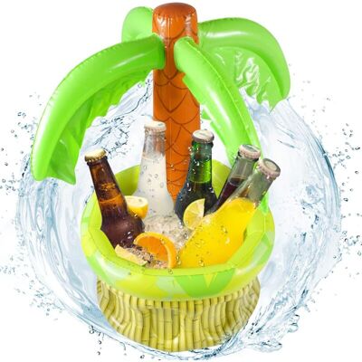 OEM Cubo De Hielo Inflable Con Forma De Coco Y Cactus, 70 X 68 Cm OEM Cubo De Hielo Inflable Con Forma De Coco Y Cactus, 70 X 68 Cm