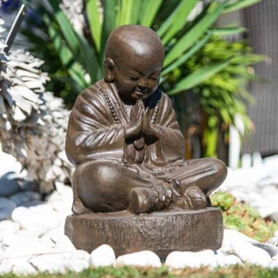 WANDA COLLECTION Estatua Monje Shaolin Marrón Envejecida 40 Cm WANDA COLLECTION Estatua Monje Shaolin Marrón Envejecida 40 Cm