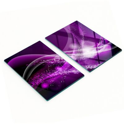 OEM Tableros Decorativos Multifuncionales De Vidrio Con Dise帽o Abstracto De Ondas, 2x40x52 Cm. OEM Tableros Decorativos Multifuncionales De Vidrio Con Dise帽o Abstracto De Ondas, 2x40x52 Cm.