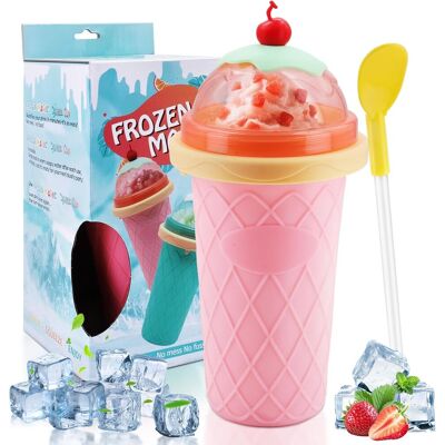 OEM Vaso Para Granizados, Máquina De Granizados De Silicona, Vaso Reutilizable Para Granizados Con Pajita Y Cuchara 2 En 1, Vaso Para Granizados Fai-dé Con Cuchara Rosa Para Batidos. OEM Vaso Para Granizados, Máquina De Granizados De Silicona, Vaso Reutilizable Para Granizados Con Pajita Y Cuchara 2 En 1, Vaso Para Granizados Fai-dé Con Cuchara Rosa Para Batidos.