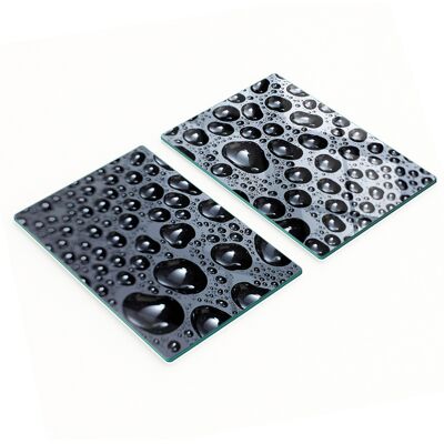 OEM Tableros Decorativos Multifuncionales De Vidrio Templado Con Dise帽o De Gotas De Agua, 2x40x52 Cm. OEM Tableros Decorativos Multifuncionales De Vidrio Templado Con Dise帽o De Gotas De Agua, 2x40x52 Cm.