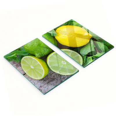 OEM Tableros Decorativos Multifuncionales De Vidrio Color Lima Y Lim贸n, 2x40x52 Cm. OEM Tableros Decorativos Multifuncionales De Vidrio Color Lima Y Lim贸n, 2x40x52 Cm.