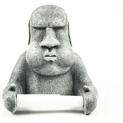 OEM Moai, Figura De Cabeza De Portarrollador De Papel Higi脡nico De La Isla De Pascua, Regalo OEM Moai, Figura De Cabeza De Portarrollador De Papel Higi脡nico De La Isla De Pascua, Regalo