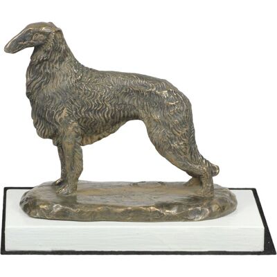 PetPassion Boutique Borzoi - Figurilla de perro blanco - Trofeo Art-Dog PetPassion Boutique Borzoi - Figurilla de perro blanco - Trofeo Art-Dog
