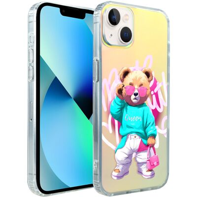 OEM Funda Para Iphone 13 Ibizu California Sunset Con Magsafe, Que Cambia De Color, Pink Queen, Osito De Peluche Elegante OEM Funda Para Iphone 13 Ibizu California Sunset Con Magsafe, Que Cambia De Color, Pink Queen, Osito De Peluche Elegante