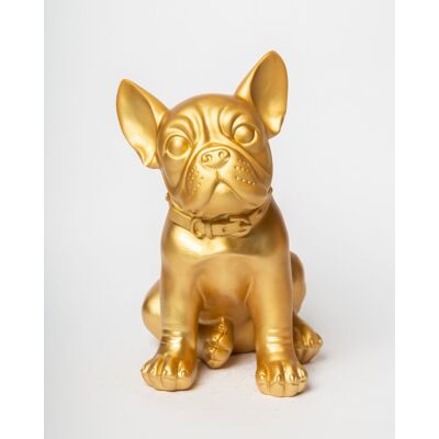 COCO Blogo - Figure - Bulldog Ruggiero - Gold - Medium COCO Blogo - Figure - Bulldog Ruggiero - Gold - Medium