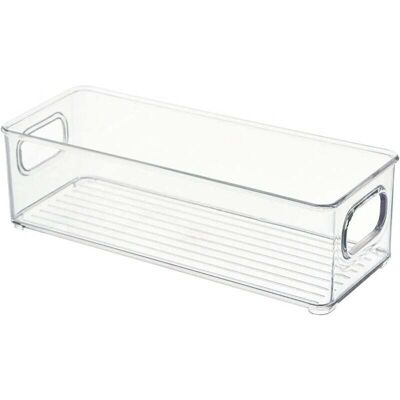OEM Caja De Almacenamiento Pequeña De Plástico Zvd Con Asa, Ideal Para Organizar Diversos Artículos, 1 Unidad, Transparente, 25,5 X 10 X 7,5 Cm - Crezuo OEM Caja De Almacenamiento Pequeña De Plástico Zvd Con Asa, Ideal Para Organizar Diversos Artículos, 1 Unidad, Transparente, 25,5 X 10 X 7,5 Cm - Crezuo