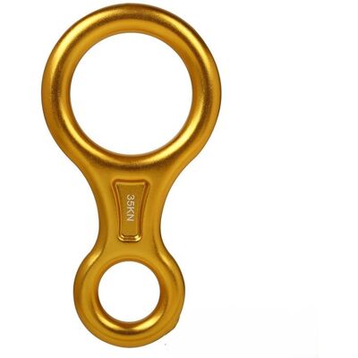 OEM Figura 8 Dispositivo De Descenso, Equipo De Escalada Dispositivo De Rápel, Escalada En Roca Montañismo, 14,4 Cm De Altura, Amarillo Dorado OEM Figura 8 Dispositivo De Descenso, Equipo De Escalada Dispositivo De Rápel, Escalada En Roca Montañismo, 14,4 Cm De Altura, Amarillo Dorado
