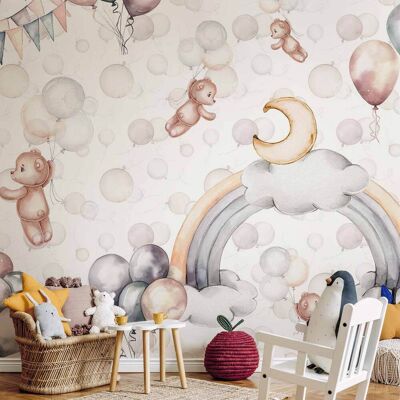 OEM Fotomural - Ositos De Peluche En El Cielo OEM Fotomural - Ositos De Peluche En El Cielo