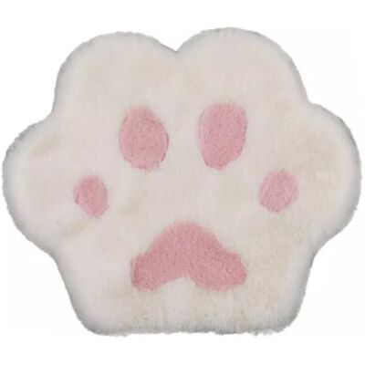 OEM Cojín Rosa Y Blanco Con Forma De Pata De Gato Para Asiento De Coche, Adorable Cojín De Peluche Con Forma De Pata De Gato, Cojín Cálido Para Asiento -crezuo OEM Cojín Rosa Y Blanco Con Forma De Pata De Gato Para Asiento De Coche, Adorable Cojín De Peluche Con Forma De Pata De Gato, Cojín Cálido Para Asiento -crezuo