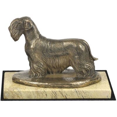 OEM Terrier Checo, Cesky Terrier: Estatuilla De Perro, Figura De Silueta De Perro, Trofeo Para Una Exposición Canina De La Marca Art-dog OEM Terrier Checo, Cesky Terrier: Estatuilla De Perro, Figura De Silueta De Perro, Trofeo Para Una Exposición Canina De La Marca Art-dog
