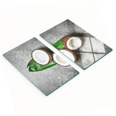 OEM Tablas De Servir De Cristal Para Cocina Con Gráficos - Medio Coco 2x30x52 Cm OEM Tablas De Servir De Cristal Para Cocina Con Gráficos - Medio Coco 2x30x52 Cm