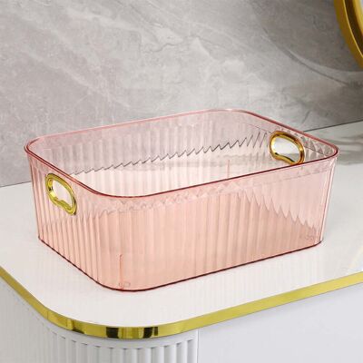 OEM Caja De Almacenamiento De Plástico Rosa Con Tapa – Caja De Almacenamiento Apilable Para La Decoración De La Cocina Y El Baño, 15,7 × 23,3 × 8,8 Cm OEM Caja De Almacenamiento De Plástico Rosa Con Tapa – Caja De Almacenamiento Apilable Para La Decoración De La Cocina Y El Baño, 15,7 × 23,3 × 8,8 Cm