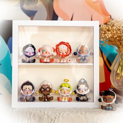 OEM Vitrine Für Anime-3d-figuren, Verdickt, Schlichter Weißer Sockel OEM Vitrine Für Anime-3d-figuren, Verdickt, Schlichter Weißer Sockel