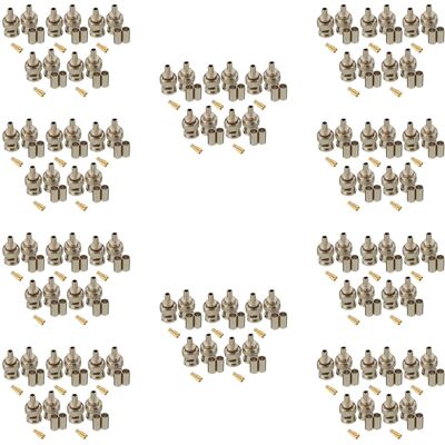 OEM 100 Juegos De Conectores Bnc Macho De 3 Piezas Y Conectores De Crimpado Rg58 OEM 100 Juegos De Conectores Bnc Macho De 3 Piezas Y Conectores De Crimpado Rg58
