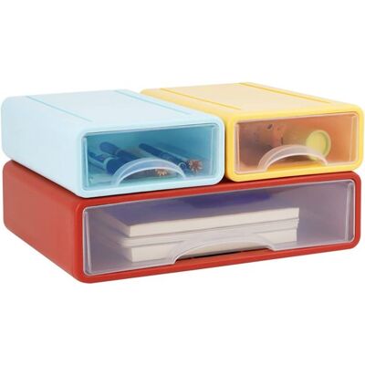 OEM Juego De Tres Cajoneras Apilables Para Oficina, Ideales Para Guardar Documentos Y Otros Artículos En Oficinas, Hogares, Escuelas, Etc. (disponibles En Varios Colores). OEM Juego De Tres Cajoneras Apilables Para Oficina, Ideales Para Guardar Documentos Y Otros Artículos En Oficinas, Hogares, Escuelas, Etc. (disponibles En Varios Colores).