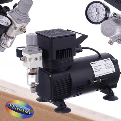 OEM Compresor Para Aerógrafo Con 2 Ventiladores, Potente Compresor Para Modelismo Pro OEM Compresor Para Aerógrafo Con 2 Ventiladores, Potente Compresor Para Modelismo Pro