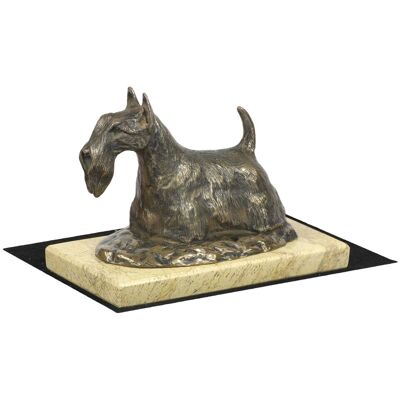 OEM Scottish Terrier, Aberdeen Terrier: Estatuilla De Perro, Figura De Silueta De Perro, Trofeo Para Una Exposición Canina De La Marca Art-dog OEM Scottish Terrier, Aberdeen Terrier: Estatuilla De Perro, Figura De Silueta De Perro, Trofeo Para Una Exposición Canina De La Marca Art-dog