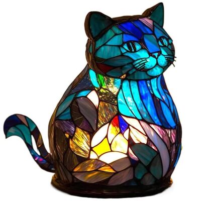 OEM Lámpara De Mesa Retro De Resina Con Motivo De Gato, Diseño Único (estilo Vintage) OEM Lámpara De Mesa Retro De Resina Con Motivo De Gato, Diseño Único (estilo Vintage)