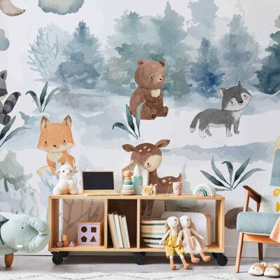 OEM Papel Pintado Artgeist Forest Games Multicolor 350x256 Cm OEM Papel Pintado Artgeist Forest Games Multicolor 350x256 Cm