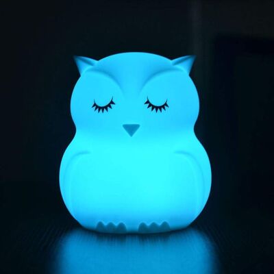 OEM Lámpara Led Táctil Con Forma De Búho, Colorida Y Con Efecto De Toque, Ideal Para Crear Ambiente En La Mesita De Noche. Batería No Incluida. OEM Lámpara Led Táctil Con Forma De Búho, Colorida Y Con Efecto De Toque, Ideal Para Crear Ambiente En La Mesita De Noche. Batería No Incluida.