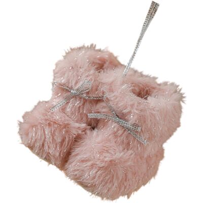 OEM Bota De Peluche Adorable, Adorno Navideño, Moneda Rosa OEM Bota De Peluche Adorable, Adorno Navideño, Moneda Rosa
