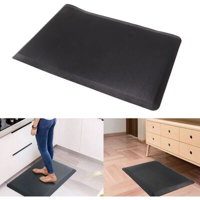 OEM Küchenmatte – Schwarzes Pvc, 44 X 70 Cm – Rutschfest Und Wasserdicht – Bodenmatte Für Küche Und Bad – Dekoration Für Zuhause, Büro Und Hotel OEM Küchenmatte – Schwarzes Pvc, 44 X 70 Cm – Rutschfest Und Wasserdicht – Bodenmatte Für Küche Und Bad – Dekoration Für Zuhause, Büro Und Hotel