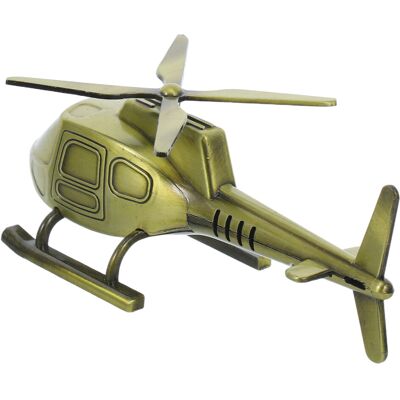 OEM Figura De Helicóptero De Aleación De Oro, 12,5 Cm OEM Figura De Helicóptero De Aleación De Oro, 12,5 Cm
