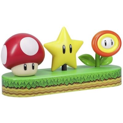 NORTHIX Lámpara De Super Mario Bros Icon Con Luz Led, Diseño 3d NORTHIX Lámpara De Super Mario Bros Icon Con Luz Led, Diseño 3d