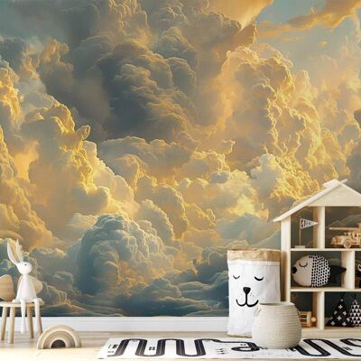 OEM Papel Pintado Artgeist Last Breath Of The Day Azul 200x140 Cm OEM Papel Pintado Artgeist Last Breath Of The Day Azul 200x140 Cm