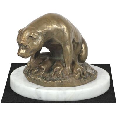 OEM American Staffordshire Terrier, Amstaff, Amstaf I - Estatuilla De Perro, Figura De Mármol Blanco, Trofeo Para Una Exposición Canina De La Marca Art-dog OEM American Staffordshire Terrier, Amstaff, Amstaf I - Estatuilla De Perro, Figura De Mármol Blanco, Trofeo Para Una Exposición Canina De La Marca Art-dog