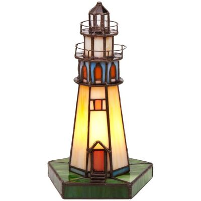 FIJALO Lámpara Figura Faro Tiffany 414000 FIJALO Lámpara Figura Faro Tiffany 414000