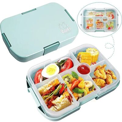 OEM Fiambrera Bento Dividida De 920 Ml Para Niños Con Seis Compartimentos, Apta Para El Colegio Y Adultos. - Crezuo OEM Fiambrera Bento Dividida De 920 Ml Para Niños Con Seis Compartimentos, Apta Para El Colegio Y Adultos. - Crezuo