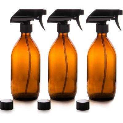 VUSZR Botella Pulverizadora De Aceite Esencial De Vidrio Marrón Para Pantalla De Lámpara Doméstica (500 Ml) Para Cuarto De Herramientas VUSZR Botella Pulverizadora De Aceite Esencial De Vidrio Marrón Para Pantalla De Lámpara Doméstica (500 Ml) Para Cuarto De Herramientas