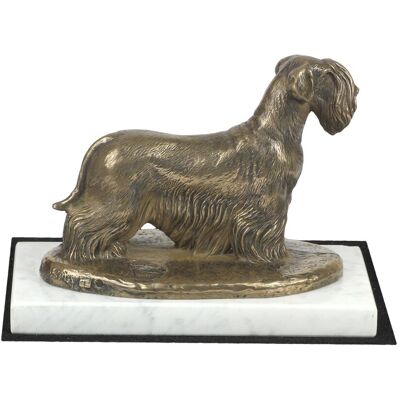 OEM Terrier Checo, Cesky Terrier: Estatuilla De Perro, Figura De Mármol Blanco, Trofeo Para Una Exposición Canina De La Marca Art-dog OEM Terrier Checo, Cesky Terrier: Estatuilla De Perro, Figura De Mármol Blanco, Trofeo Para Una Exposición Canina De La Marca Art-dog