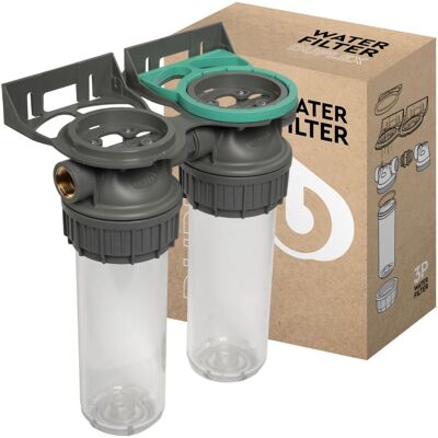OEM Carcasa Dúplex Ecosoft 3p Eco De 9 ¾" De Pet Transparente De ¾" - ¾" OEM Carcasa Dúplex Ecosoft 3p Eco De 9 ¾" De Pet Transparente De ¾" - ¾"