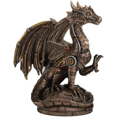 Signes Grimalt - Figura Diosa Dragón Engranajes Fantasía Gris - Figura Signes Grimalt - Figura Diosa Dragón Engranajes Fantasía Gris - Figura