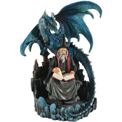 Signes Grimalt - Figura De Fantasía Figuras Mago Con Dragon Fantasia Negro 14x18x26cm 34577 Signes Grimalt - Figura De Fantasía Figuras Mago Con Dragon Fantasia Negro 14x18x26cm 34577
