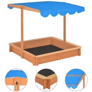 vidaXL Arenero con Techo Ajustable de Madera de Abeto - Arenero vidaXL Arenero con Techo Ajustable de Madera de Abeto - Arenero