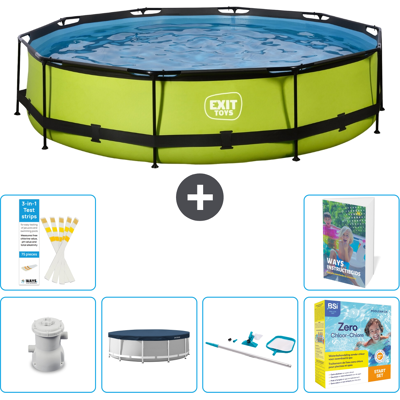 EXIT TOYS Exit-toys Piscina Exit Redonda - 360x76 Cm - 7-piezas S202 EXIT TOYS Exit-toys Piscina Exit Redonda - 360x76 Cm - 7-piezas S202