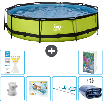 EXIT TOYS Exit-toys Piscina Exit Redonda - 360x76 Cm - 7-piezas S270 EXIT TOYS Exit-toys Piscina Exit Redonda - 360x76 Cm - 7-piezas S270