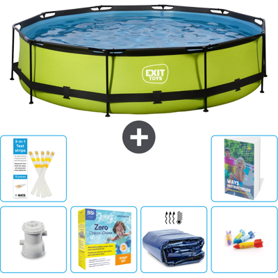 EXIT TOYS Exit-toys Piscina Exit Redonda - 360x76 Cm - 7-piezas S181 EXIT TOYS Exit-toys Piscina Exit Redonda - 360x76 Cm - 7-piezas S181