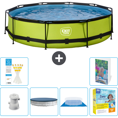 EXIT TOYS Exit-toys Piscina Exit Redonda - 360x76 Cm - 7-piezas S198 EXIT TOYS Exit-toys Piscina Exit Redonda - 360x76 Cm - 7-piezas S198
