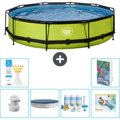 EXIT TOYS Exit-toys Piscina Exit Redonda - 360x76 Cm - 7-piezas S335 EXIT TOYS Exit-toys Piscina Exit Redonda - 360x76 Cm - 7-piezas S335