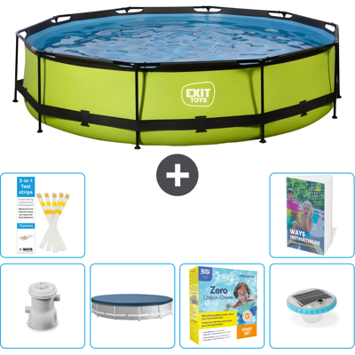 EXIT TOYS Exit-toys Piscina Exit Redonda - 360x76 Cm - 7-piezas S178 EXIT TOYS Exit-toys Piscina Exit Redonda - 360x76 Cm - 7-piezas S178