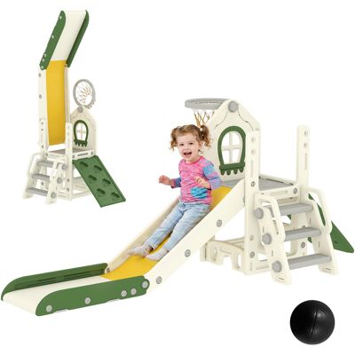 JHY DESIGN Tobogán Para Niños De 1 A 3 Años Con Rocódromo Y Trastero. JHY DESIGN Tobogán Para Niños De 1 A 3 Años Con Rocódromo Y Trastero.