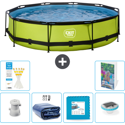 EXIT TOYS Exit-toys Piscina Exit Redonda - 360x76 Cm - 7-piezas S326 EXIT TOYS Exit-toys Piscina Exit Redonda - 360x76 Cm - 7-piezas S326