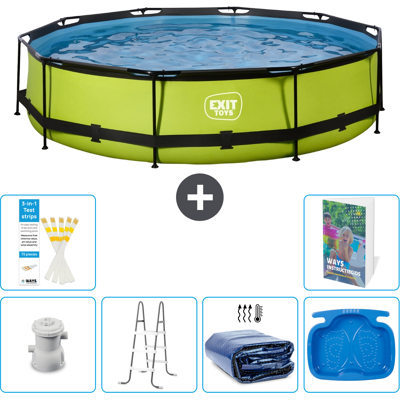 EXIT TOYS Exit-toys Piscina Exit Redonda - 360x76 Cm - 7-piezas S318 EXIT TOYS Exit-toys Piscina Exit Redonda - 360x76 Cm - 7-piezas S318