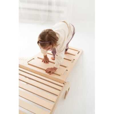 OEM Balancín Montessori 2 En 1 Xxl + Tobogán De Escalera - Madera OEM Balancín Montessori 2 En 1 Xxl + Tobogán De Escalera - Madera
