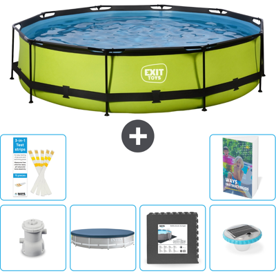 EXIT TOYS Exit-toys Piscina Exit Redonda - 360x76 Cm - 7-piezas S312 EXIT TOYS Exit-toys Piscina Exit Redonda - 360x76 Cm - 7-piezas S312